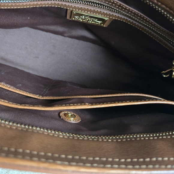 Ralph Lauren Newbury Medium Sized Shopping Tote Brown SMOKE FREE PET FREE HOME - Picture 7 of 7